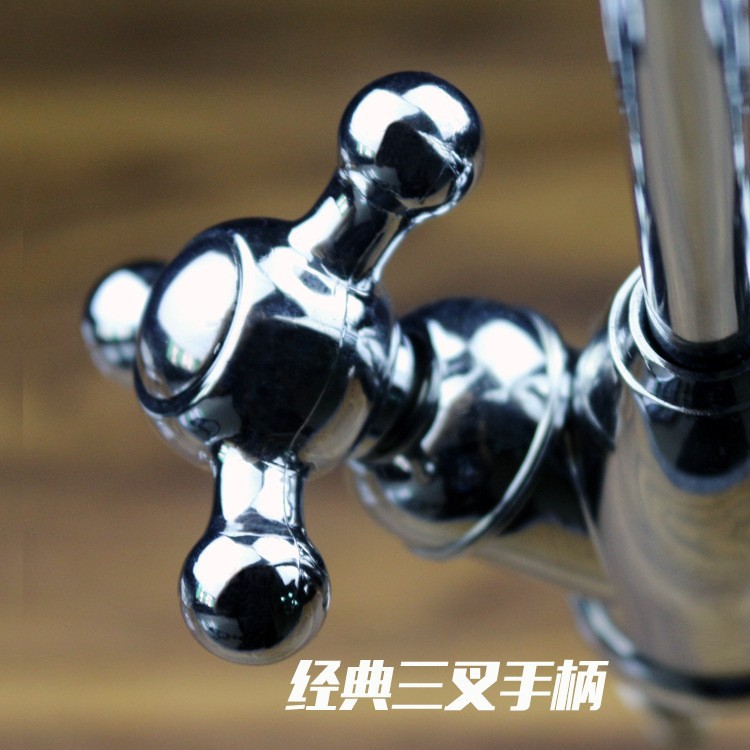2 puntos de enchufe rápido codo de acero inoxidable purificador de agua grifo núcleo de cobre de alta calidad tres-tenedor grande curva recta grifo para beber