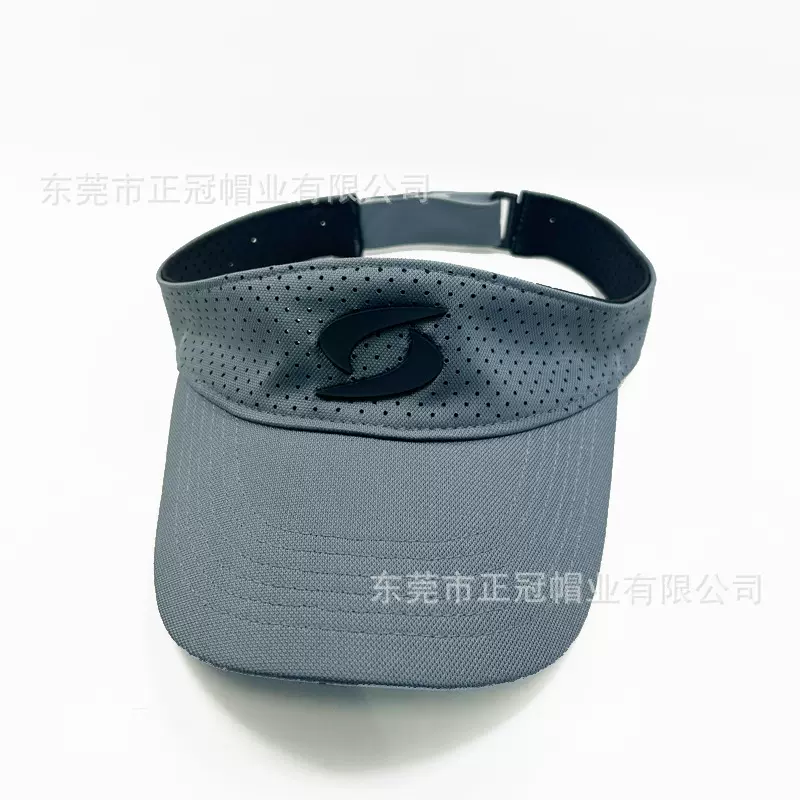 速干打孔跑步帽子空顶帽定制专业马拉松户外运动激光立体胶印无