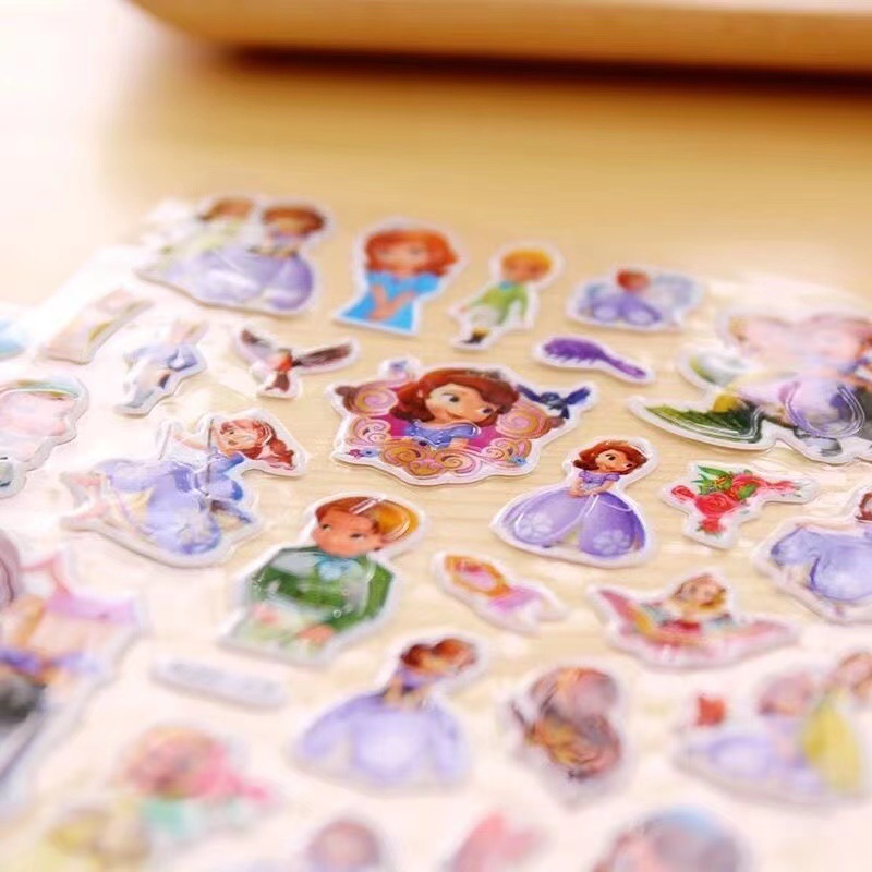 New DIY large cartoon Three-dimensional bubble children's reward sticker sticker Children's Prize toy