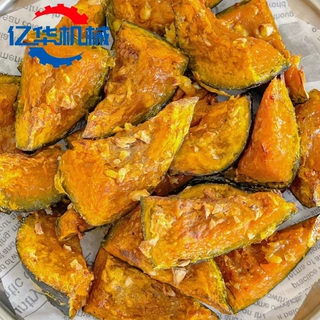 南瓜片油炸机 菩提南瓜上浆油炸生产线 锅巴土豆上浆油炸设备