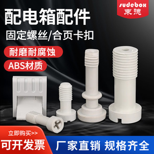 Plastic Distribution Box Hinge Clip Abs/Pc Waterproof Distribution Box Combination Socket Box Fixed Installation Plastic Screws
