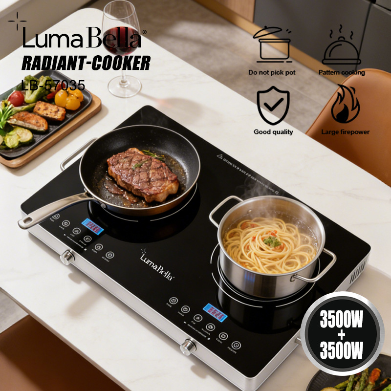 Cross-Border Lumabella57035 Induction Cooker Household 3500W Fierce Fire Electric Stove Radiant Cooker