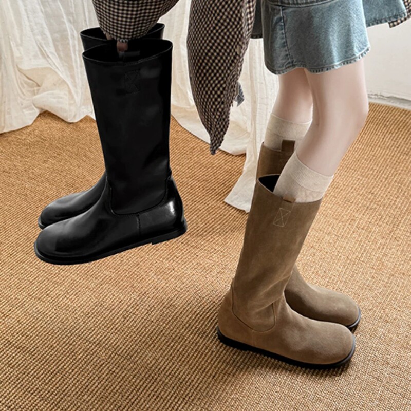 2026 early autumn new collection: straight-leg riding boots, mid-calf boots with a rounded toe, knee-high boots, and tall boots, including Western cowboy boots 2026 early autumn new collection: straight-leg riding boots, mid-calf boots with a rounded toe, knee-high boots, and tall boots, including Western cowboy boots