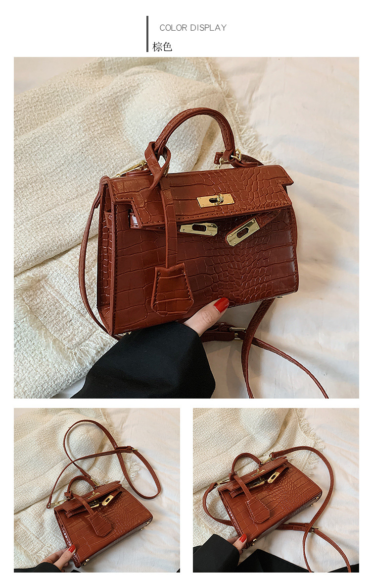 Strukturierte Freizeittaschen Neue Mode Messenger Bags Umhängetaschen Handtaschen Unterarmtaschen display picture 16