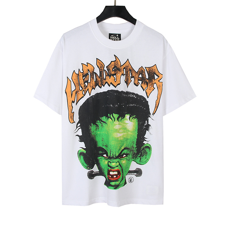 2023 verano nuevo estilo marca de moda europea y americana para hombres y mujeres con el mismo estilo suéter suelto camiseta de manga corta adolescente casual tee