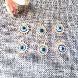 跨境天使之眼金属饰品配件diy单吊点钻配饰饰品辅料配件厂家直销