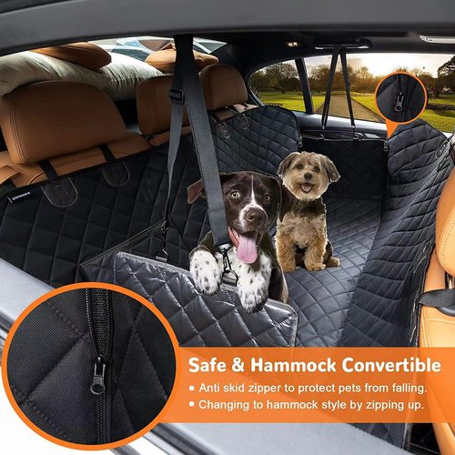 Pet supplies Dog travel car rear seat anti-scratch bite mat 600D Oxford cloth waterproof cat car mat