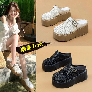 7cm�ɸ����p������2026�ļ��¿��⴩�U��͸�����Ь���ϰ���Ь