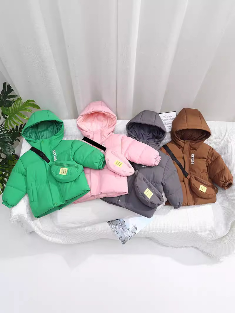 Children's fashionable trend keep warm down jacket for men and women