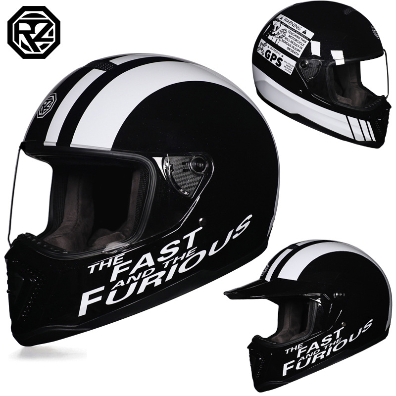 Orz motocicleta casco retro para hombres y mujeres locomotora rally casco de seguridad todoterreno cool 918