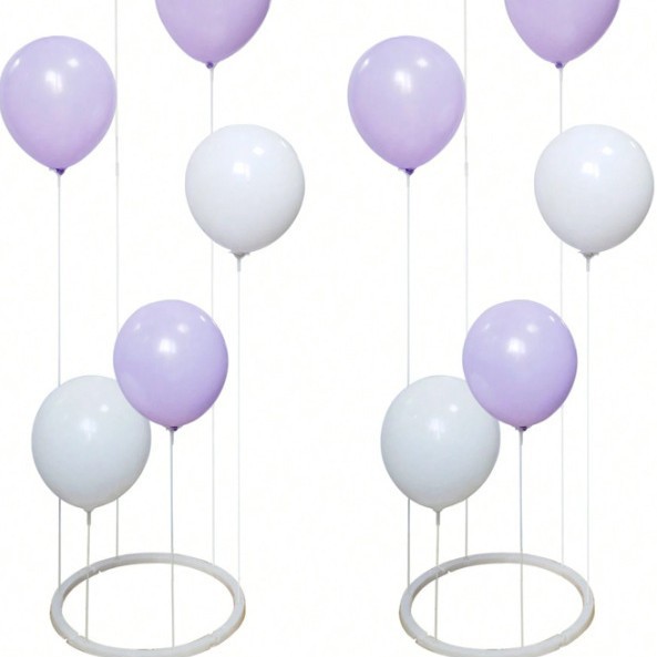 Soporte de globo Accesorios de decoración de cumpleaños Diseño de escena Base de columna Soporte de globo de guía de aire