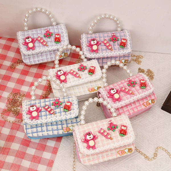 New Children's Handbag Girls' Crossbody Bag Cute Princess Mini Coin Purse Little Girl's Birthday Gift