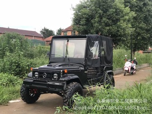 Arctic Sky Atv Fully Enclosed Elderly Scooter Adult Gasoline Axle Drive Assault Vehicle Four-Wheel Utv Motorcycle