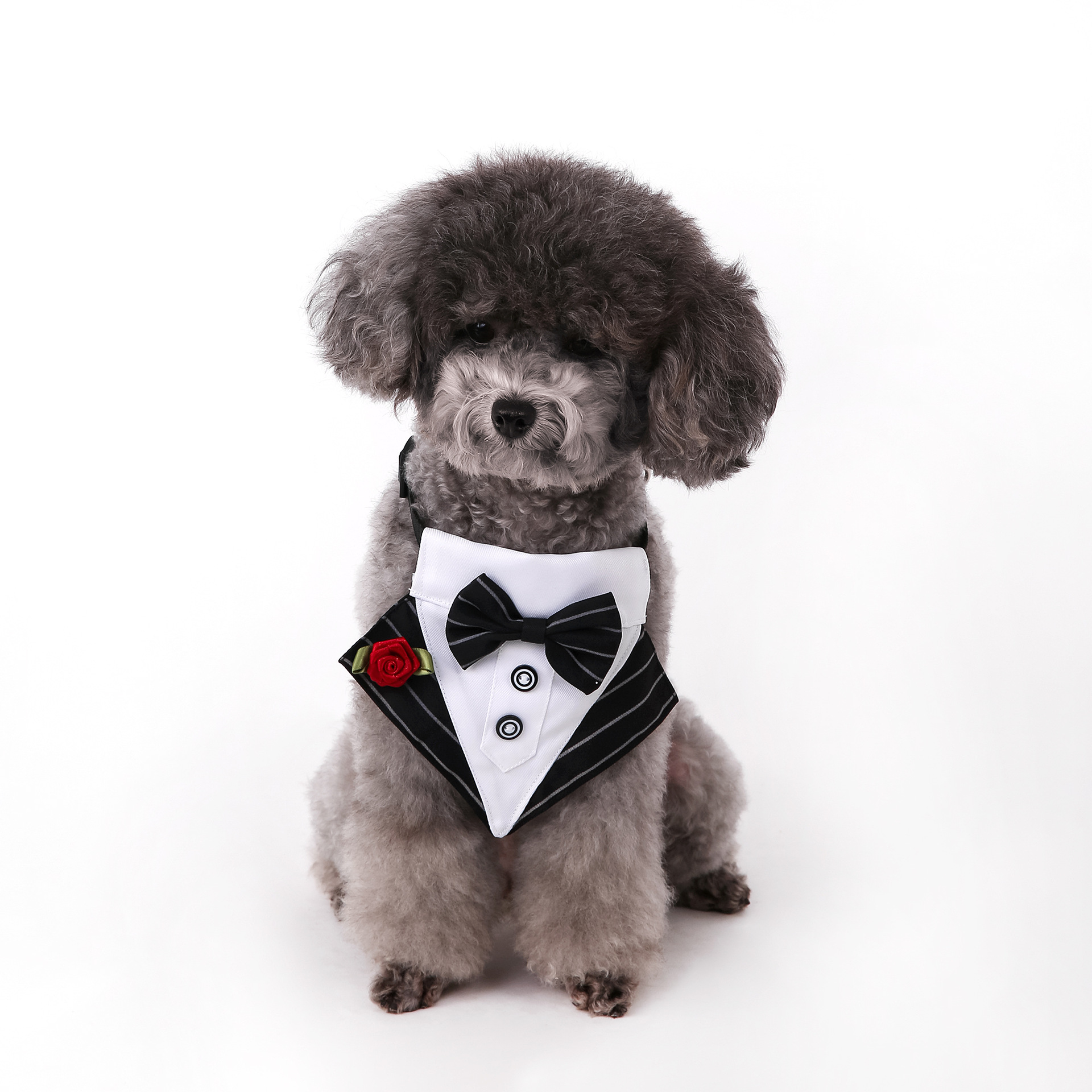 Navidad Año Nuevo transfronterizo nuevo estilo británico trajes de boda toallas de boda toallas de triángulo bufandas para mascotas