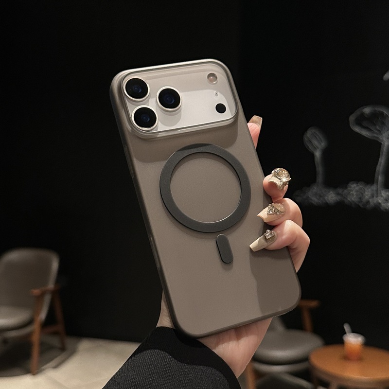 适用苹果17Pro磁吸磨砂手机壳iPhone17Air简约保护套17Promax超薄|undefined