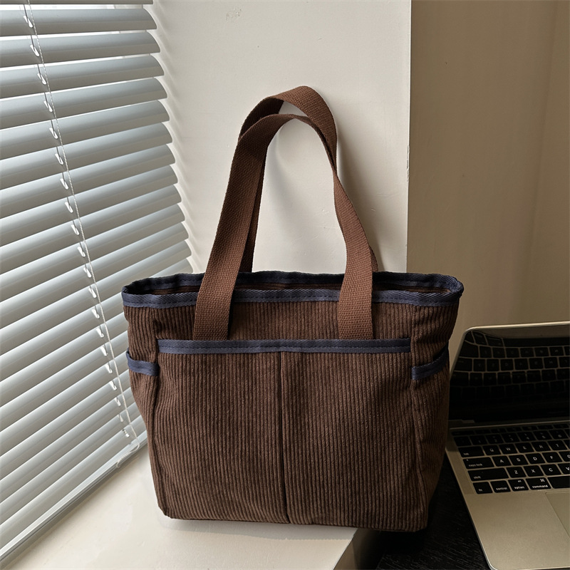 Bolsa de alta capacidad bajo la axila de moda versátil para mujeres 2024 nuevo otoño invierno velcro bolsa de viaje bolsa de hombro