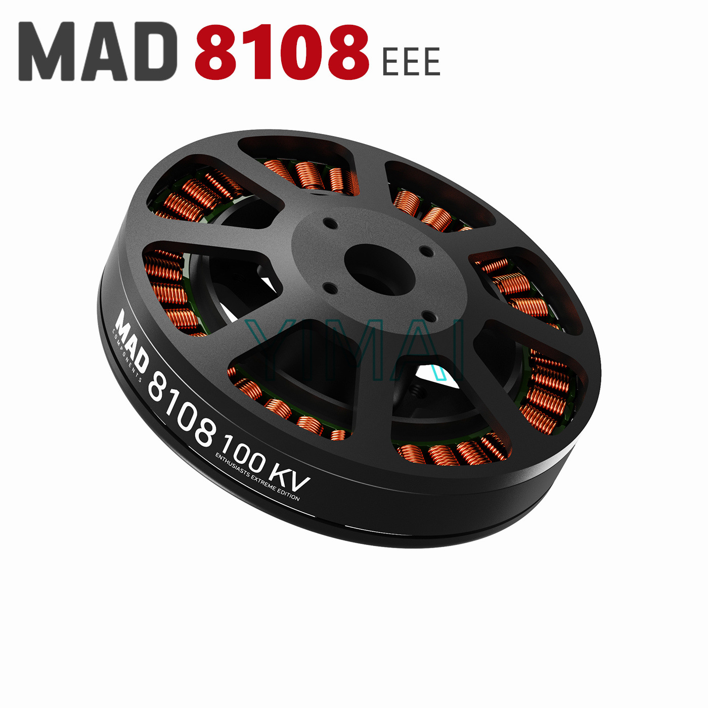 MAD高效率多轴多旋翼动力电机外转子盘式三相直流无刷马达8108 U8
