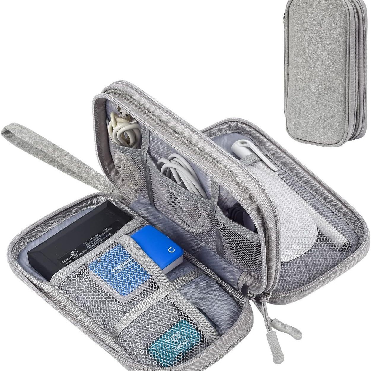 数据线纳包便携多功能充电线保护旅行外出随身配件理线包