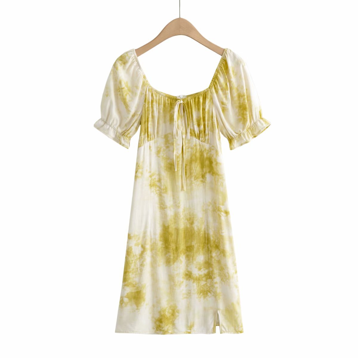 Square Neck Tie-Dye Dress NSAM50454