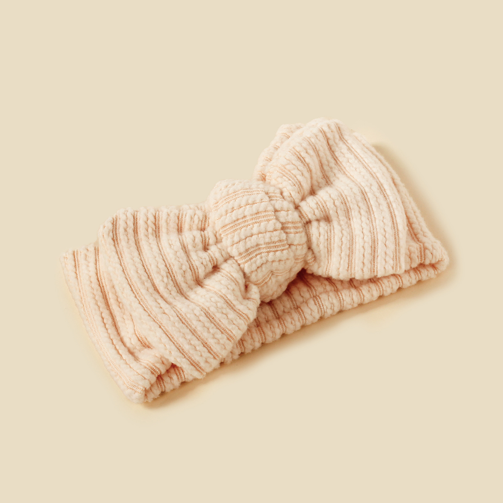 Simple Style Solid Color Bow Knot Cloth Hair Band display picture 2