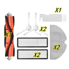 適用米家1C STYTJ01ZHM掃地機器人配件主刷邊刷濾網抹布套裝
