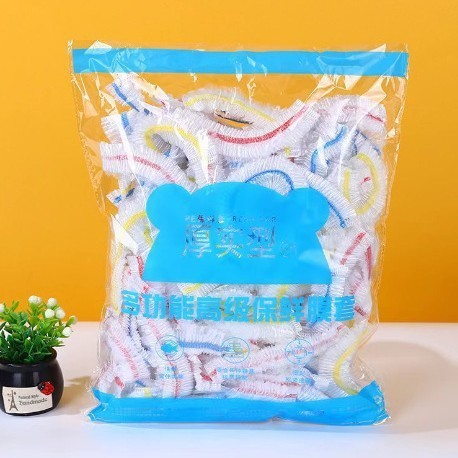 使い捨てラップフィルムカバー 冷蔵庫食品の臭い防止ボウルカバー 保存カバー 密封保存袋 防塵ボウルカバー|undefined