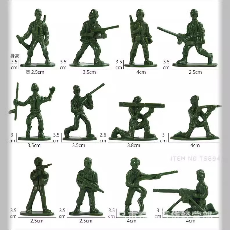 Factory Direct Supply Soldier Toy Plastic Model 100 Military Soldier Special Forces Kidsren's Toys Mixed Batch