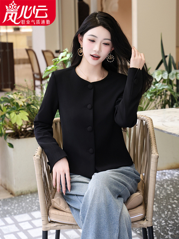 咖色小香风西装外套女秋2025新款高级感名媛气质休闲西服上衣|undefined