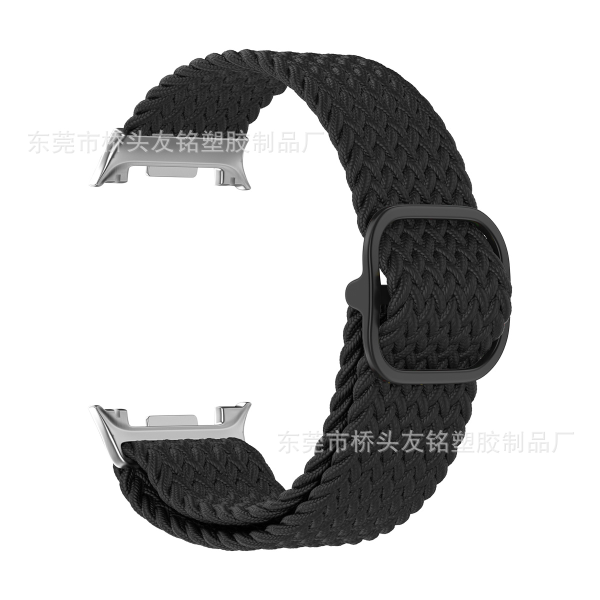 适用三星Galaxy Watch8尼龙编织回环日字扣手表表带金属头粒