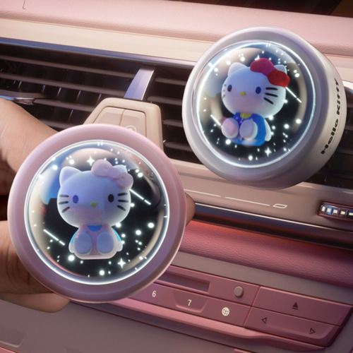 hellokitty starry sky car aromatherapy cartoon creative car air outlet aromatherapy clip car perfume