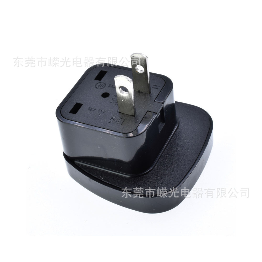 SS-6 中日美式转换器日本转换插座带儿童保护门大面板转换器CE