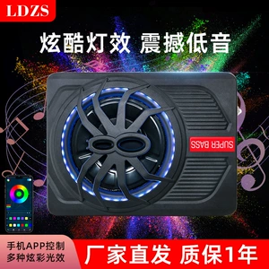 Ultra-Nazik Avtomobil Audio Super Sabvufer 12V Oturacaq Altı Aktiv Sabvufer 10 düym
