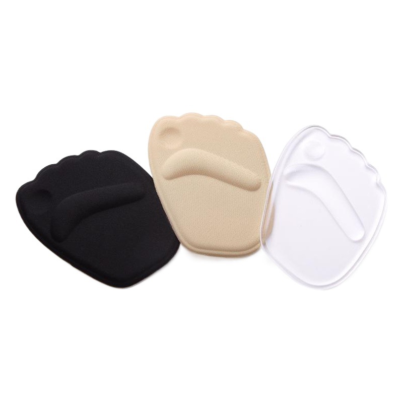 Venta al por mayor almohadilla de Palma delantera de silicona engrosada media suave tamaño pad código de ajuste anti-dolor Palma pad Plantilla de tacón alto