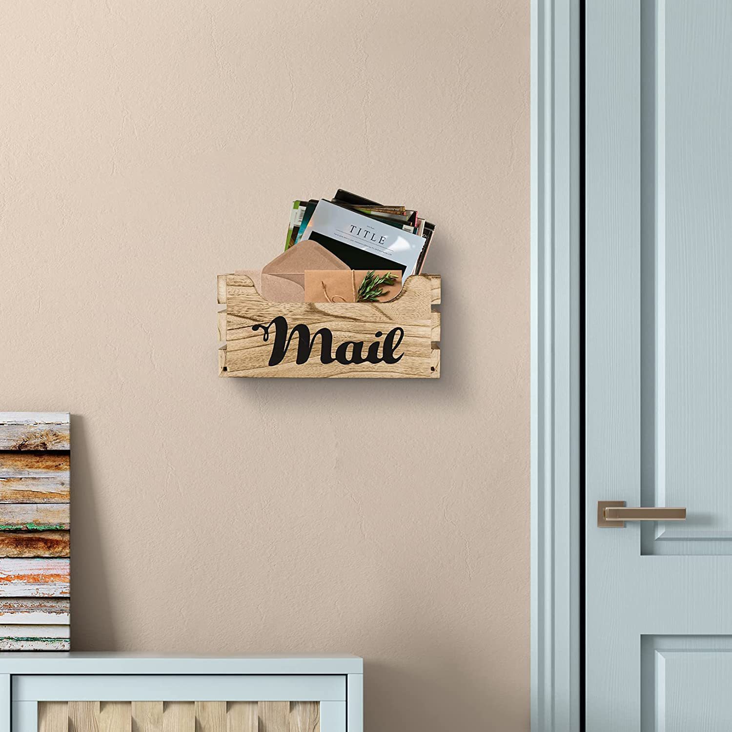 Wooden storage box