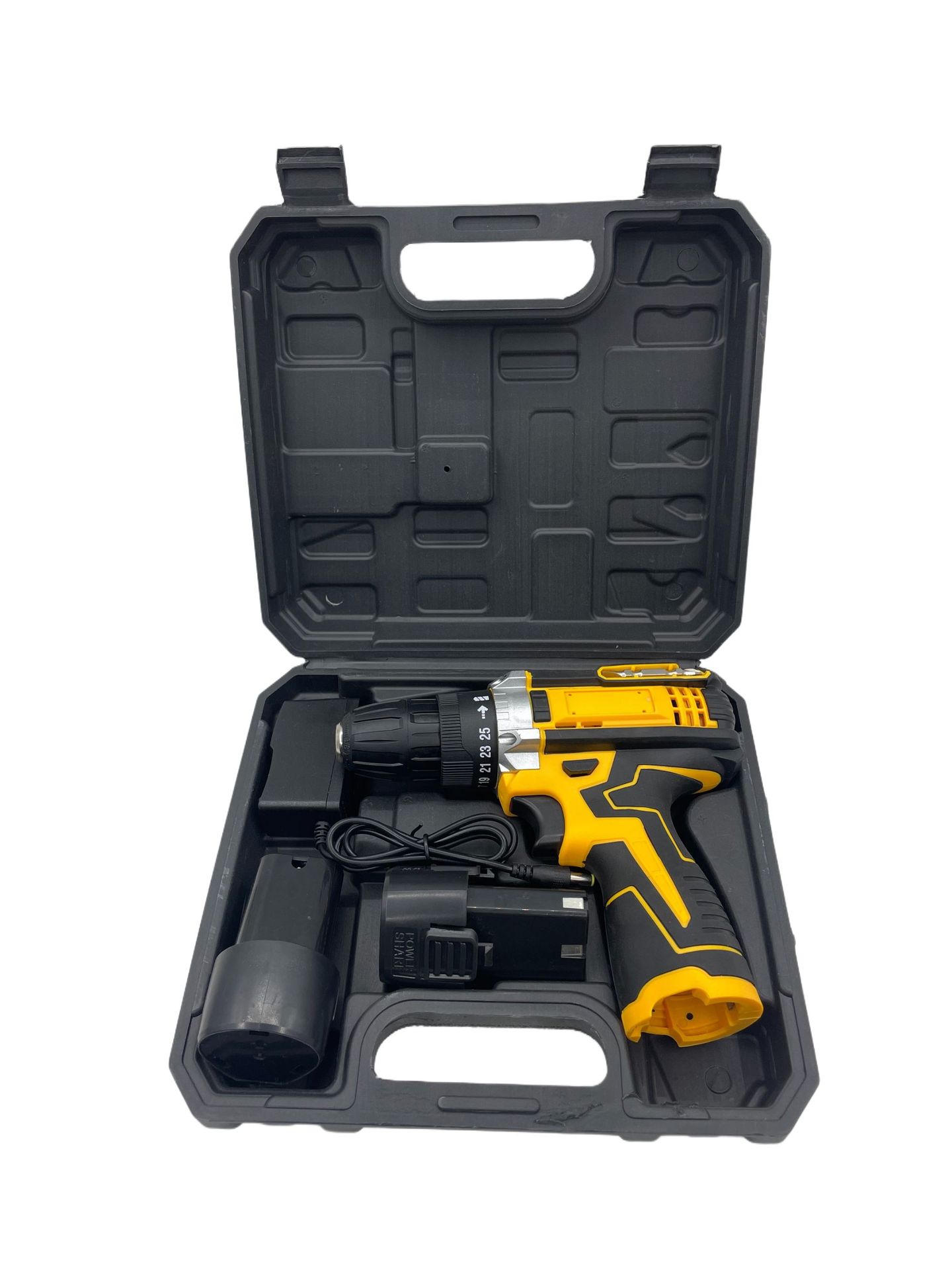 Fábrica directa venta transfronteriza 12V impacto de doble velocidad de doble velocidad taladro eléctrico de litio destornillador eléctrico conjunto de herramientas eléctricas