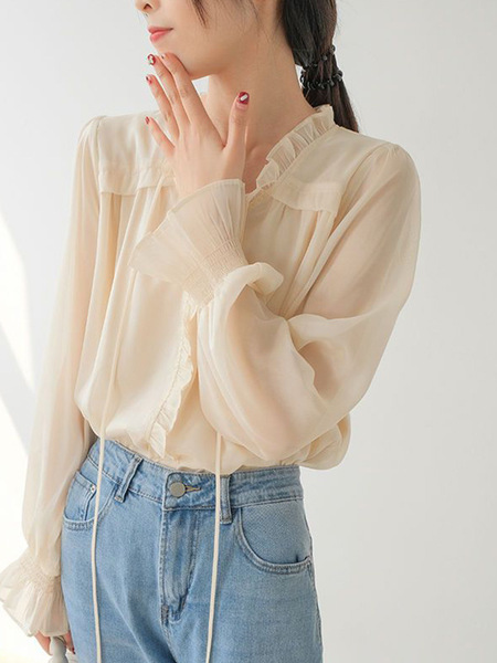 Apricot long-sleeve
