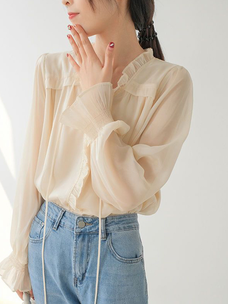 Apricot long-sleeve