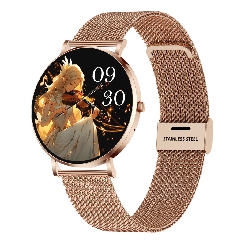 DW01 cross-border hot 6.6mm ultra-thin smart watch women's sports heart rate blood pressure Bluetooth call
