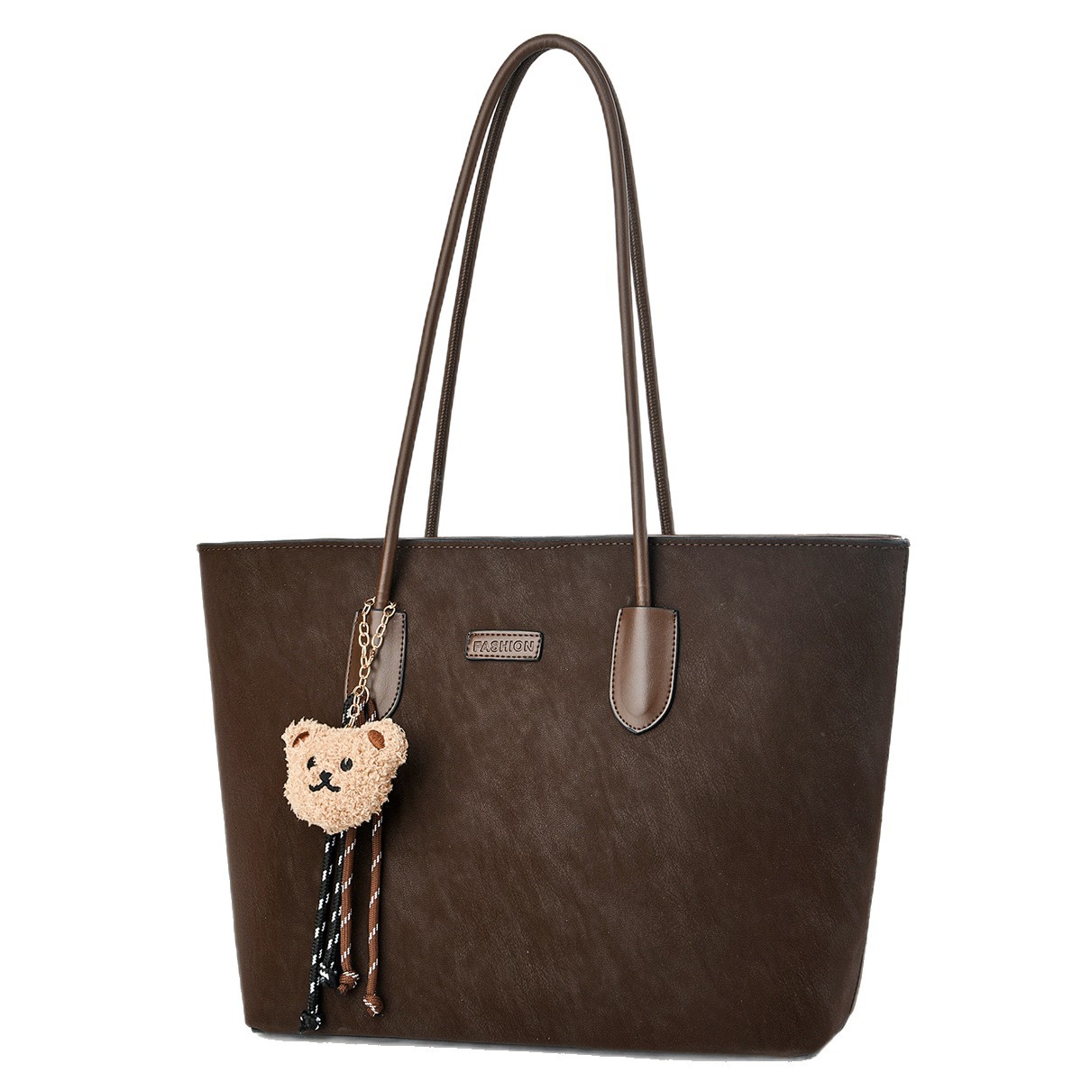 Moda simple retro bolso de hombro de gran capacidad, mochila de transporte, bolso de brazo universal, Totebag