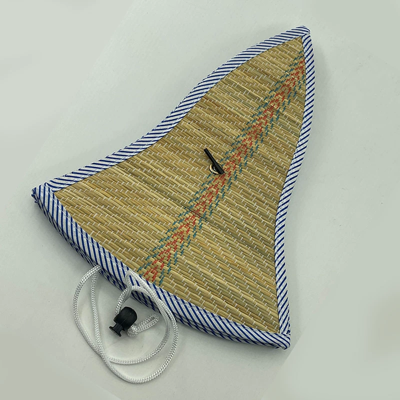 Сетевой взрыв Летний веер Складная нетканая соломенная шляпа на открытом воздухе