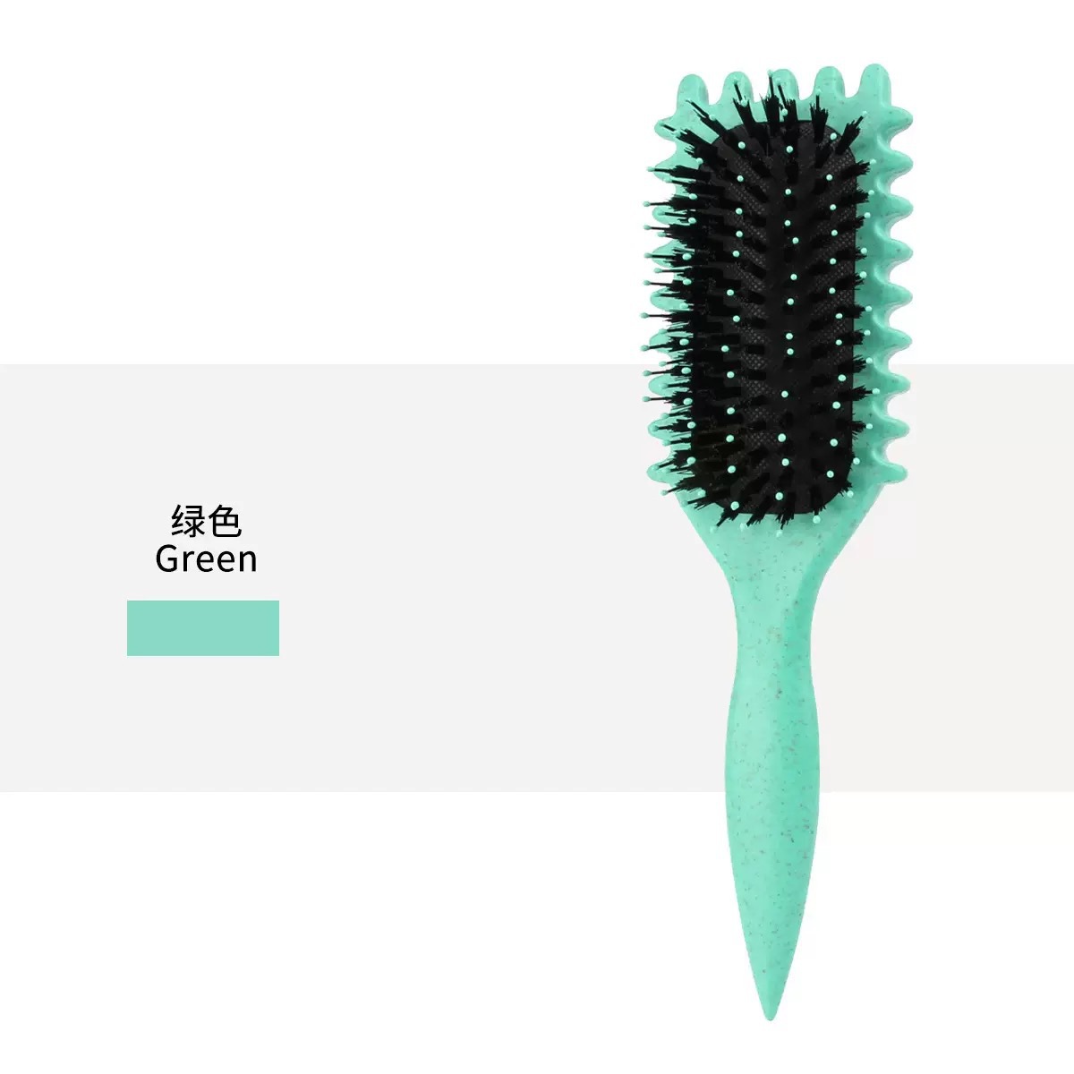 Spot Xiyin Amazon nuevo masaje transfronterizo de paja de trigo pein de cabello definido pein de modelado pein de rizado pein de rebote
