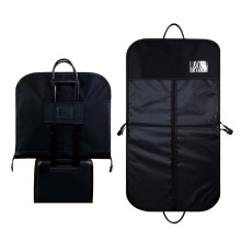 虾皮跨境爆品43英寸飞行员服装袋高级皮革衣物登机包头等舱西装套