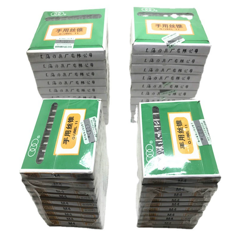 Шанхайский завод режущих инструментов Трехкруглая головка ручного метчика Конус/Двухстворчатый 10 баллов