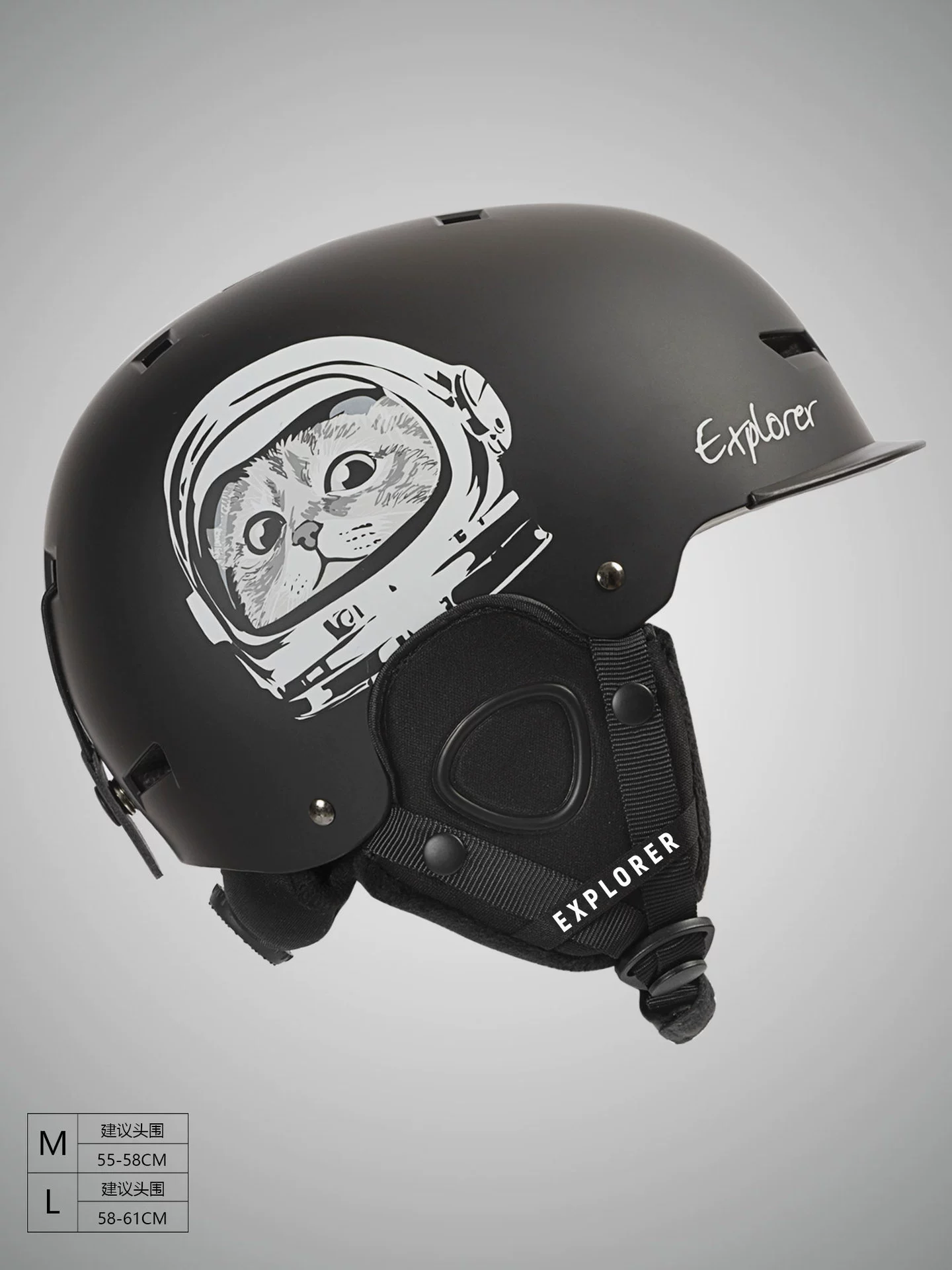 EXPLORER SNOWCRUSH шлем для лыж капсула одиночной доски двойной доски дети взрослые мужчины и женщины лыжный шлем