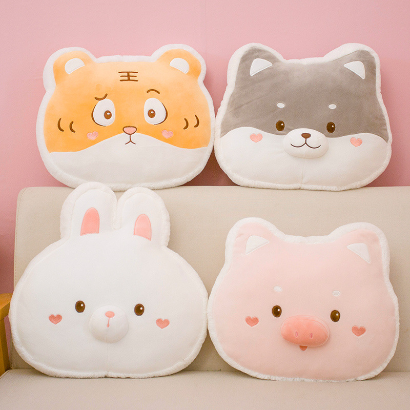 Simplicity modern animal Pillows Windows sofa backrest rabbit Husky Cushion Short plush originality vehicle Pillow