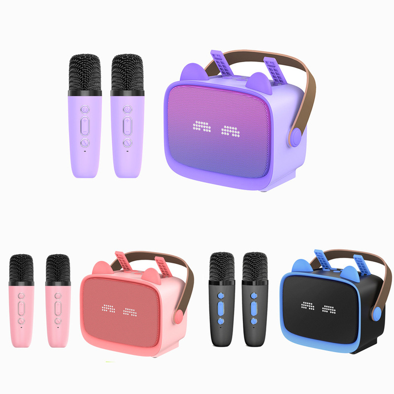 Zongxin T99 Bluetooth ワイヤレス歌うマシン子供のカラオケスピーカーマイク統合マイク早期教育子供のおもちゃ|undefined