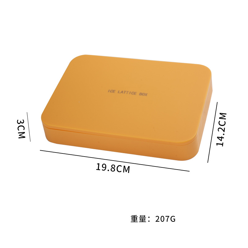 Grille de hielo molde de hielo prensado silicona hockey hielo caja de hielo de plástico refrigerador congelación caja de hielo especial transfronteriza grille de hielo