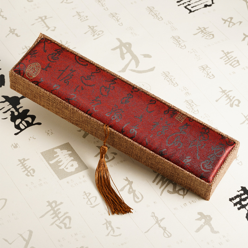 Caja de joyería con flecos de lino, caja de anillo, pulsera, colgante, pulsera, collar, aretes, aretes, venta al por mayor, venta directa de fábrica