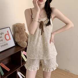 2026跨境春夏季新款居家服睡衣云朵棉大码宽松时尚家居服可外穿