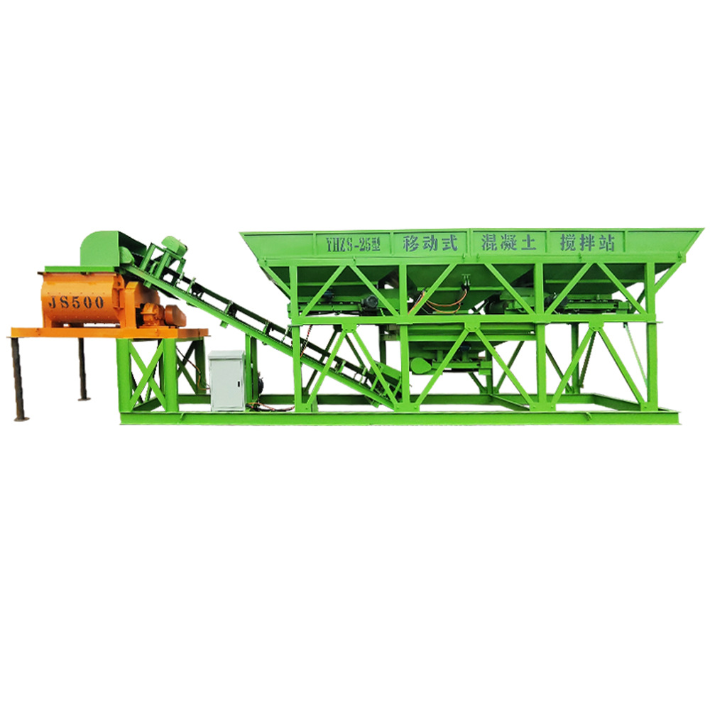 Hzs270 Planta mezcladora de hormigón Cilindro para construcción Maquinaria de construcción Equipo completo Fabricante Planta mezcladora de cemento